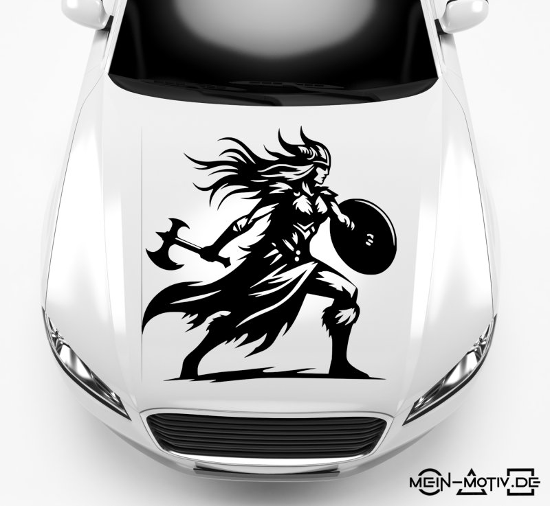 Preview: Aufkleber 46381 Wikinger-Frau 2